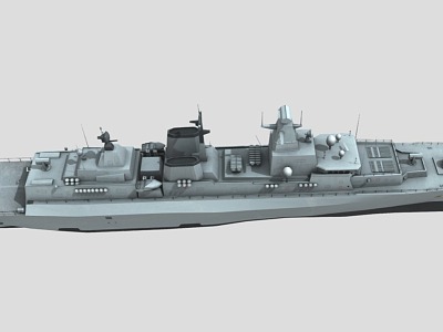 ship warship submarine aircraft carrier warship 3d model