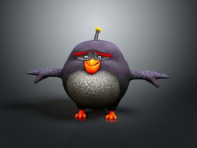 bird game animal cartoon animal realistic animal model