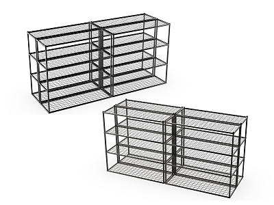 Hardware Barbed Wire Rack model