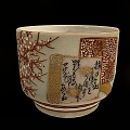 Vintage Pottery Cup Cup Cup Tea Cup Wine Glass Ceramic Antique 3d model