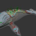 whale cartoon whale mammal marine mammal marine animal fish freshwater fish marine fish 3d model