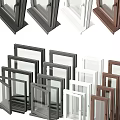 Modern Casement Window Design With Aluminum Frame Sleek Handle And Clear Glass