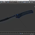 Dagger Sabre Tool Knife Field Dagger Military Dagger Knife Low Face Number Low Model Simple Model Game Next Era Movie and TV Level Super Realism 3d model