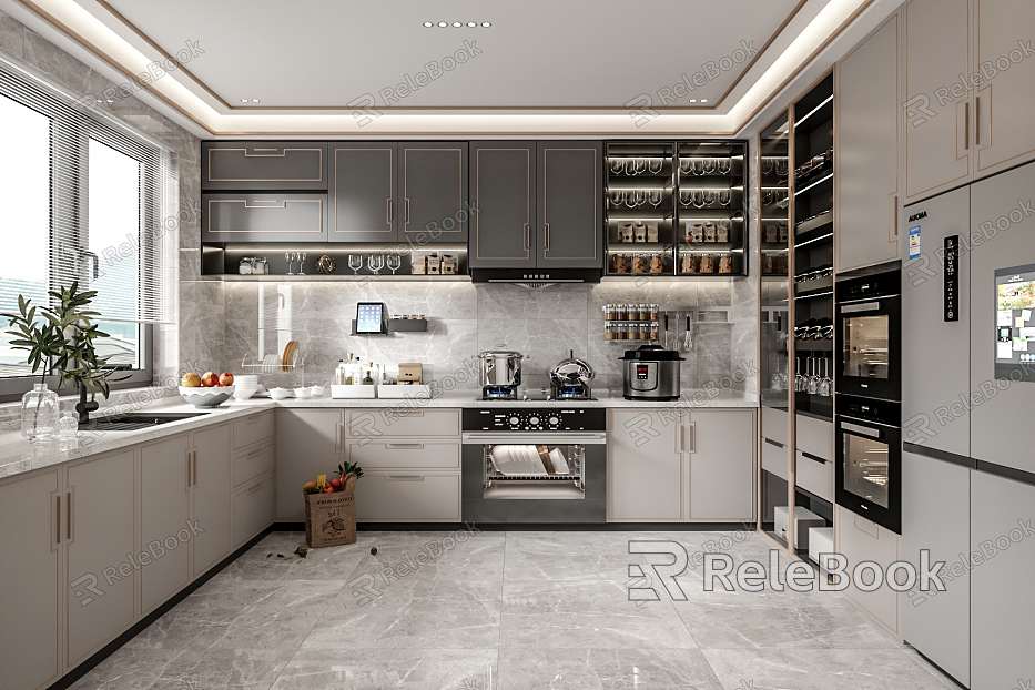 Modern Kitchen Kitchen Cabinets model