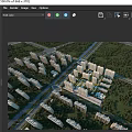 Aerial Planning of Modern Residential Area With High Rise Buildings Green Spaces and River