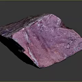 Natural Wood Stone With Pink Red Surface And Natural Textured Structure
