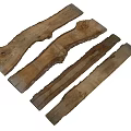 Natural Stone Like Wood Planks With Rustic Texture And Organic Shapes
