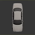 Beige Sedan Car With Modern Design And Reflective Surface Details