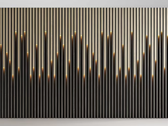 Modern background wall decorative wall 3d model