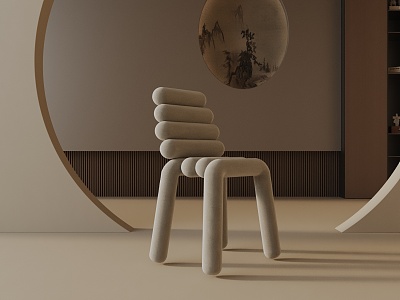 Modern Dining Chair 3d model