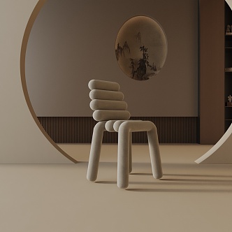 Modern Dining Chair 3d model