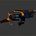 Crossbow Mechanical Crossbow Shift Bow and Arrow Shoot Far Equipment Weapons High-tech Crossbow 3d model