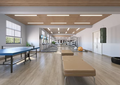 Modern Gym 3d model