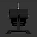 Black Adjustable Bench Press Fitness Equipment With Backrest And Leg Support For Strength Training