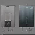 Wall Mounted Gas Water Heaters With Digital Display And Modern Design 3d model