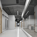 The Modern Corridor 3d model