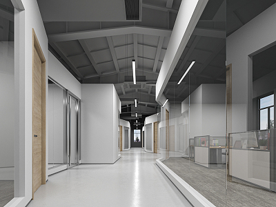 The Modern Corridor 3d model