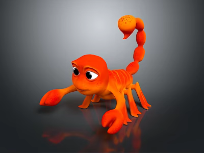 Five Striped Scorpion Karoleni Scorpion Italian Scorpion Mexican Scorpion Soves Scorpion East Asian Piners Scorpion 3d model