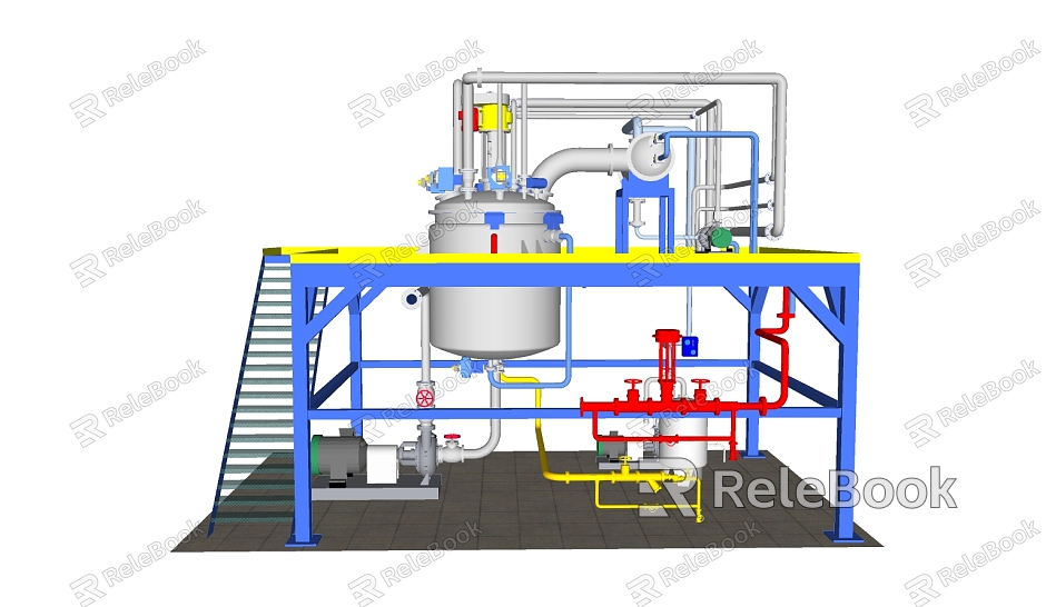 Modern Industrial Equipment Factory Equipment Facilities model