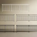 Metal Railings In Black And White Designs For Home And Building Use