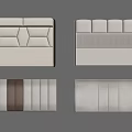 Bedside backrest soft bag 3d model