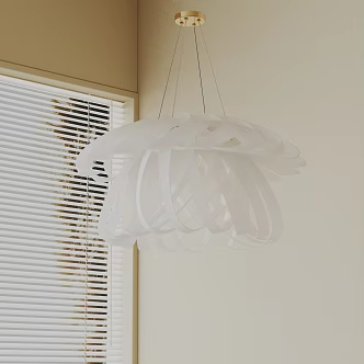 Modern chandelier 3d model