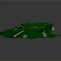Green Interstellar Spaceship With Advanced Aerodynamic Design For Cosmic Travel