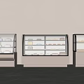 Dessert Store Display Cabinet Bakery Display Cabinet Shelf Dessert Store Shelf Bakery Display Cabinet Dessert Store Display Cabinet Glass Display Cabinet 3d model
