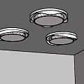 modern ceiling lamp 3d model