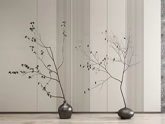 Silent Vase Plant 3d model