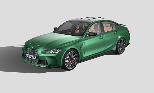 BMW M3 Competition Edition G802021 3d model