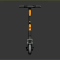 Modern Black And Yellow Electric Scooter With SWAGTRON Brand And Wheels