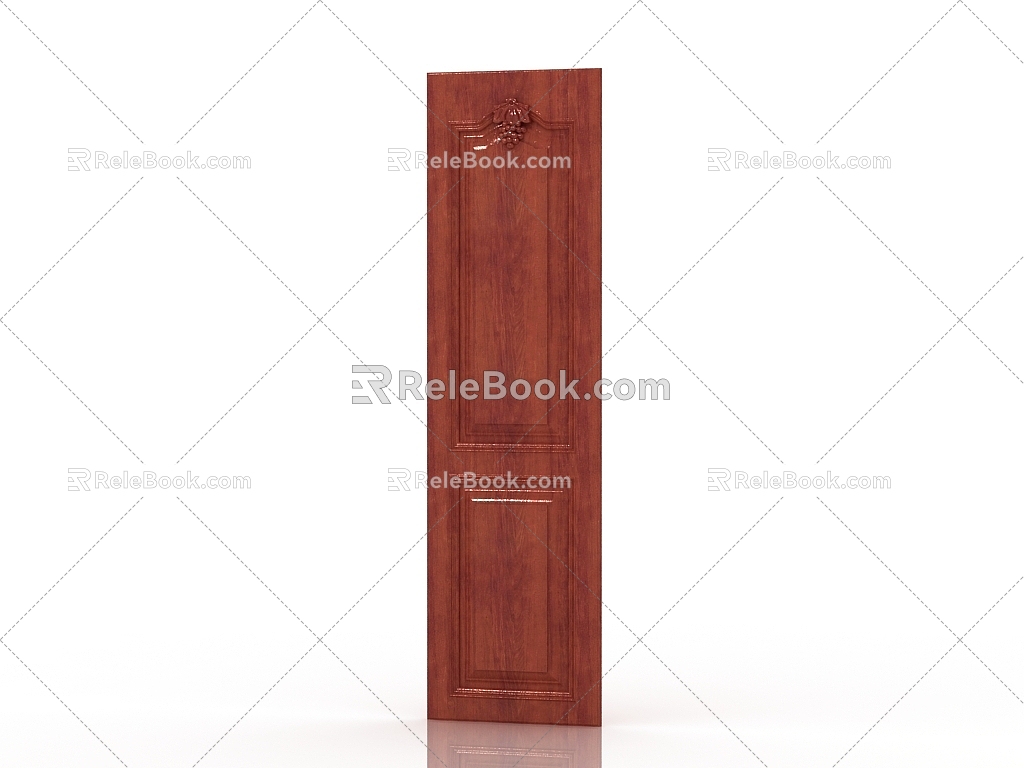 American wardrobe door panel 3d model