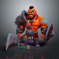 Cartoon Giant Online Game Giant Cartoon Kids Game Characters 3d model