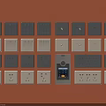 Modern Black And White Switch Panels With Control Screen And Multiple Styles