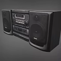 Voice Recorder Radio Sound Old-fashioned Voice Recorder Retro Voice Recorder Old Voice Recorder Low Face Number Low Model Simple Model Game Video Level Super Realistic 3d model