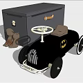 Electric Batman Ride On Toy Car With Storage Box And Kid Shoes