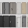 Modern Hinged Doors In Various Colors And Wood Metal Finishes For Home Interior Design