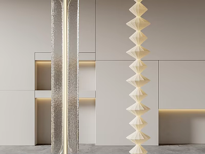 Modern floor lamp 3d model