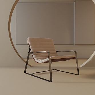 modern leisure chair 3d model