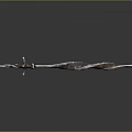 Mythical Warrior Silver Sword With Twisted Blade And Creature Decorative Hilt On Dark Background