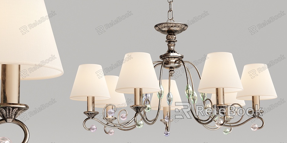 Jianou chandelier metal multi-head chandelier model