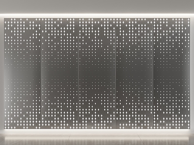 Perforated Plate Perforated Plate Perforated Aluminum Plate Gradient Perforated Wall Plate Mine Screen Exterior Wall Plate 3d model