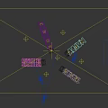 Pink 3D Century Sakura Text Design With USB Connector Element