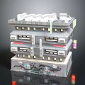 Multi Story Modern Building Design With Balconies Windows Stone Facade And Decorative Elements