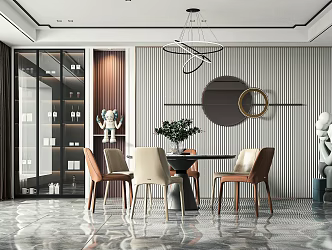 Modern Restaurant 3d model
