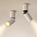 Modern White Recessed Spotlights Ceiling Mounted Adjustable Lighting Fixtures with Bright Illumination