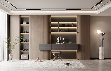 Modern wardrobe 3d model