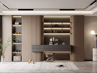 Modern wardrobe 3d model