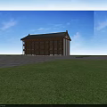 Ancient Traditional Architecture With Multi story Wooden Structure Black Roof And Blue Sky